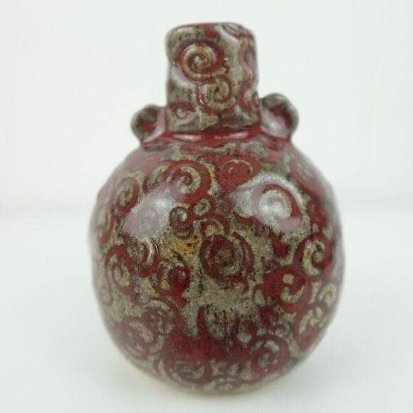 Studio Pottery Small Vase/Incense Holder Signed by the Artist - Picture 3 of 7